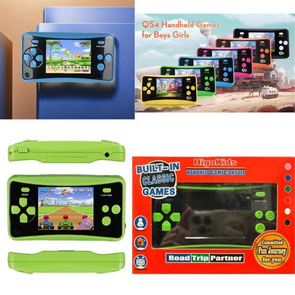 Gaming Console - Handheld Gamer- 182 Built-In Games Included