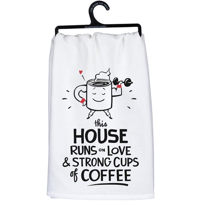 Runs On Love Kitchen Towel