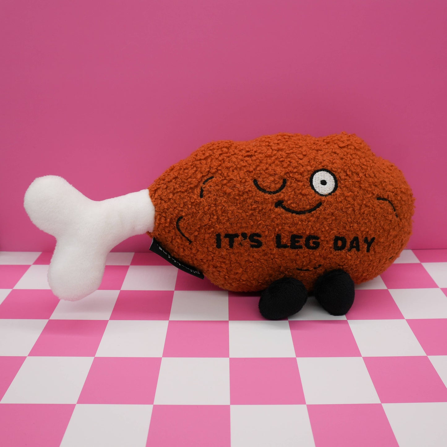 "It’s Leg Day" Chicken Leg Plush