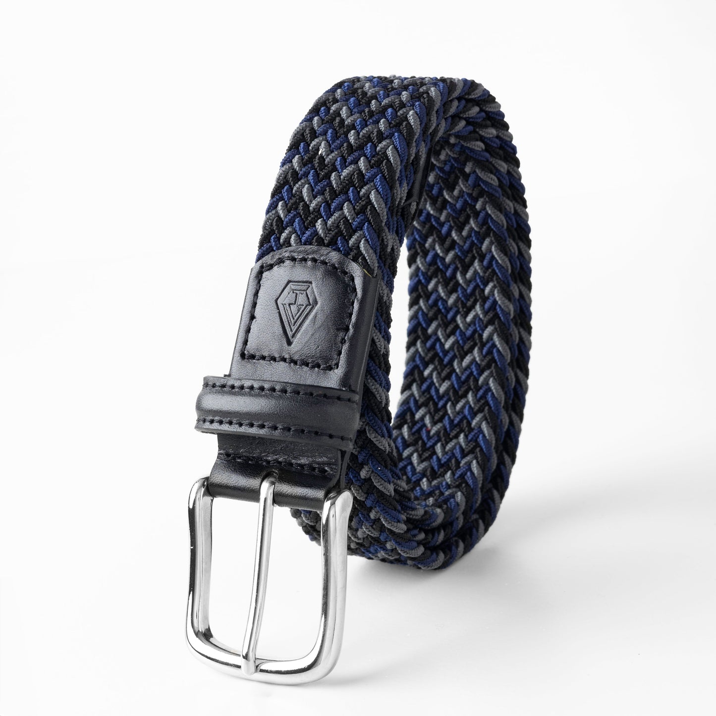 Multi-Color Stretch Braid Belt