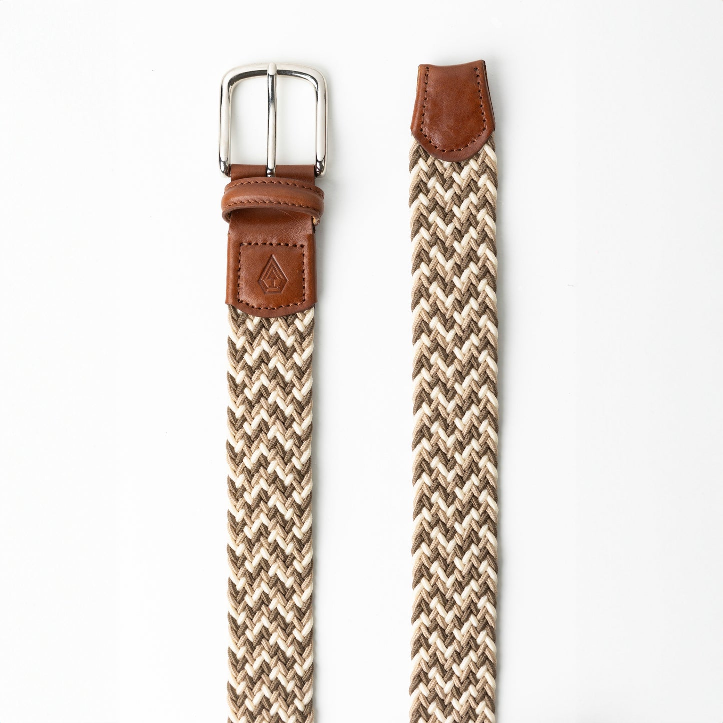 Multi-Color Stretch Braid Belt