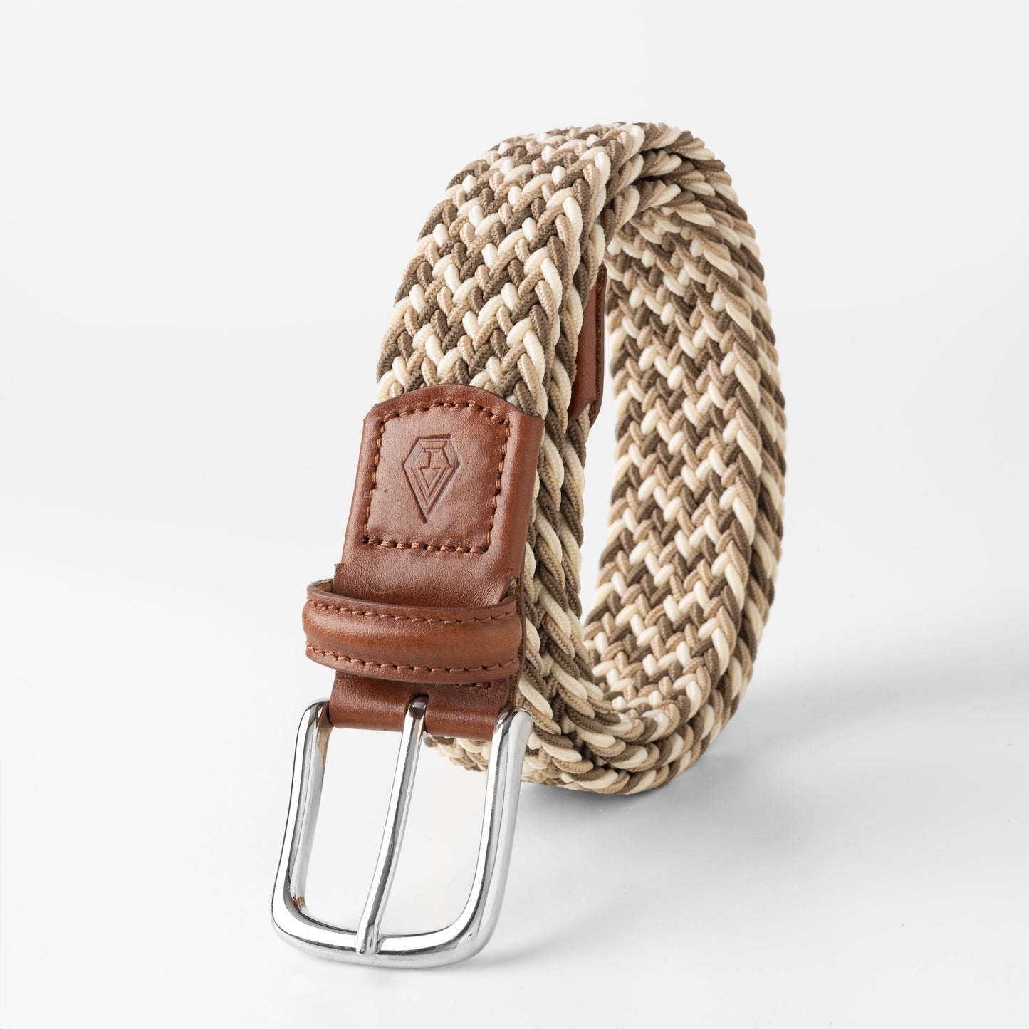 Multi-Color Stretch Braid Belt