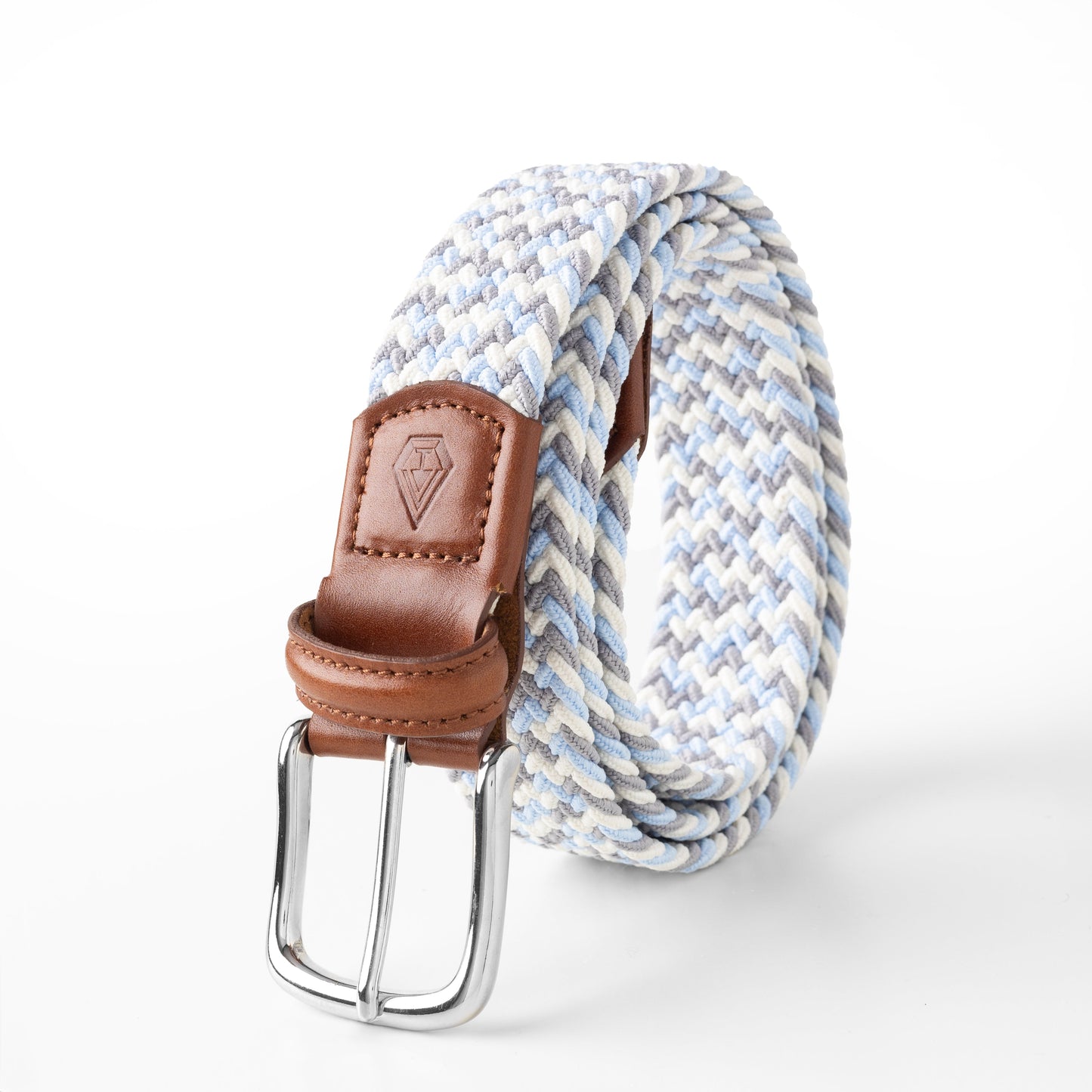 Multi-Color Stretch Braid Belt