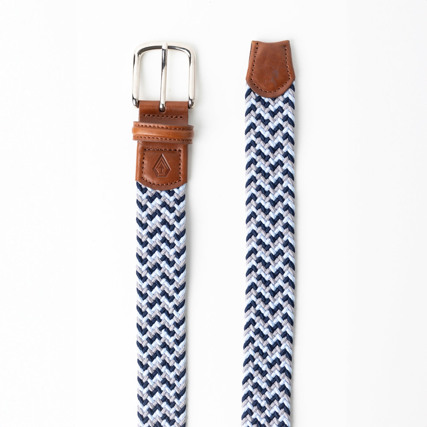 Multi-Color Stretch Braid Belt
