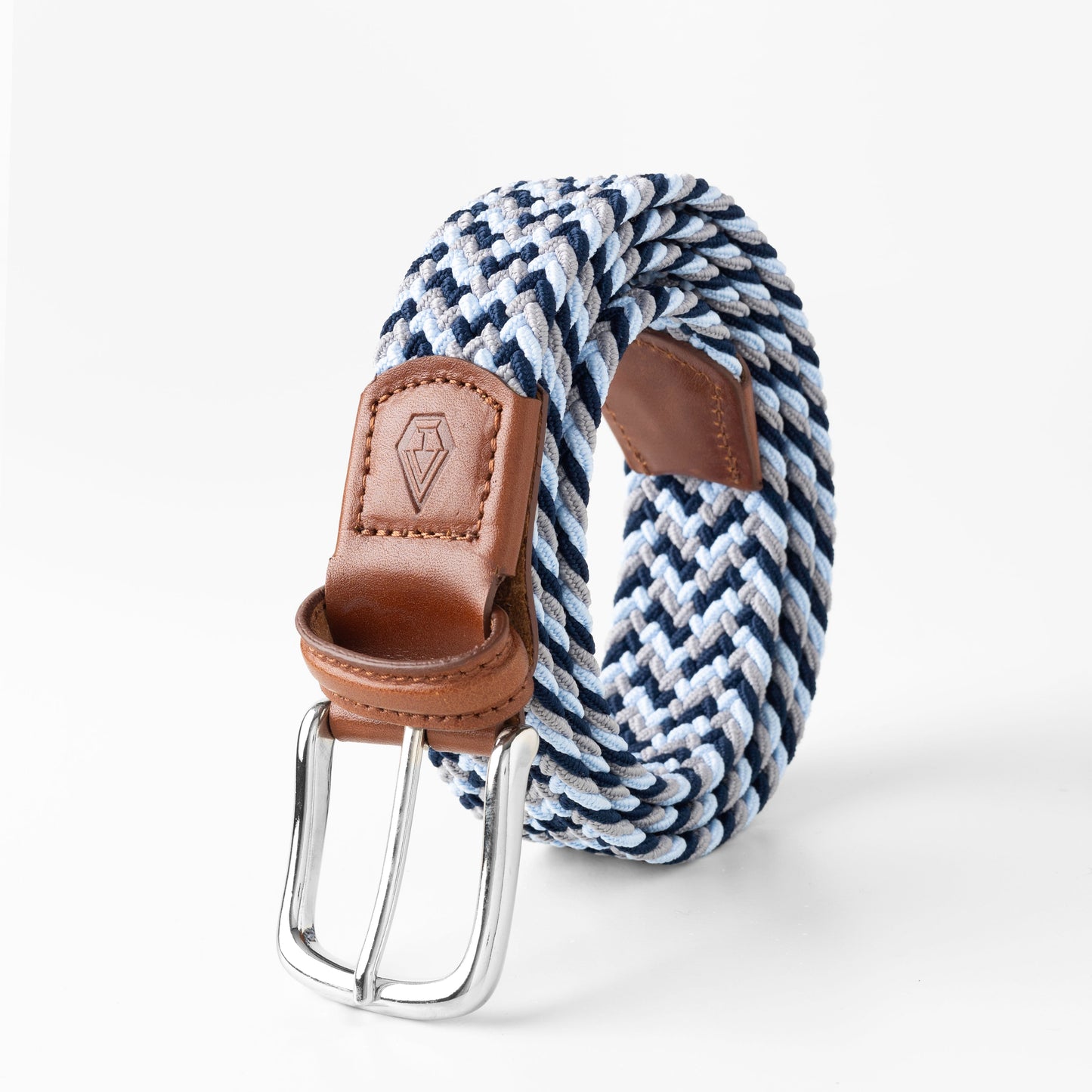 Multi-Color Stretch Braid Belt