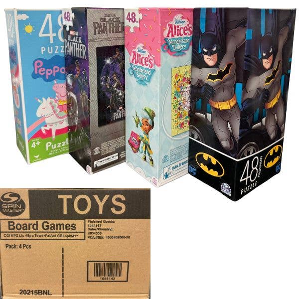 Spin Master Puzzles Puzzles Assorted Licenses