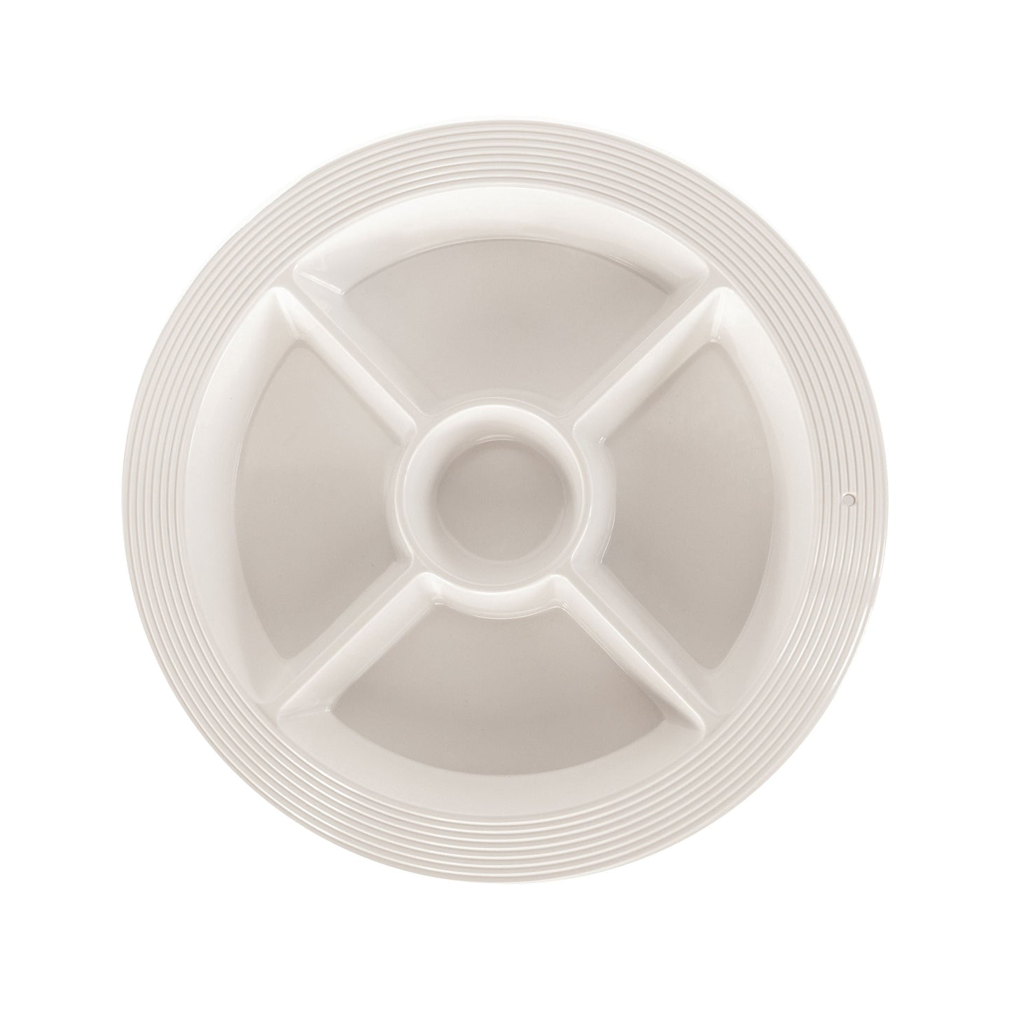 pinstripes melamine divided dish