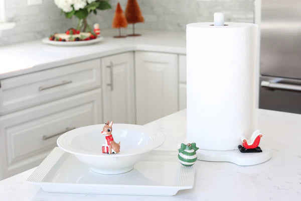 paper towel holder - pinstripes