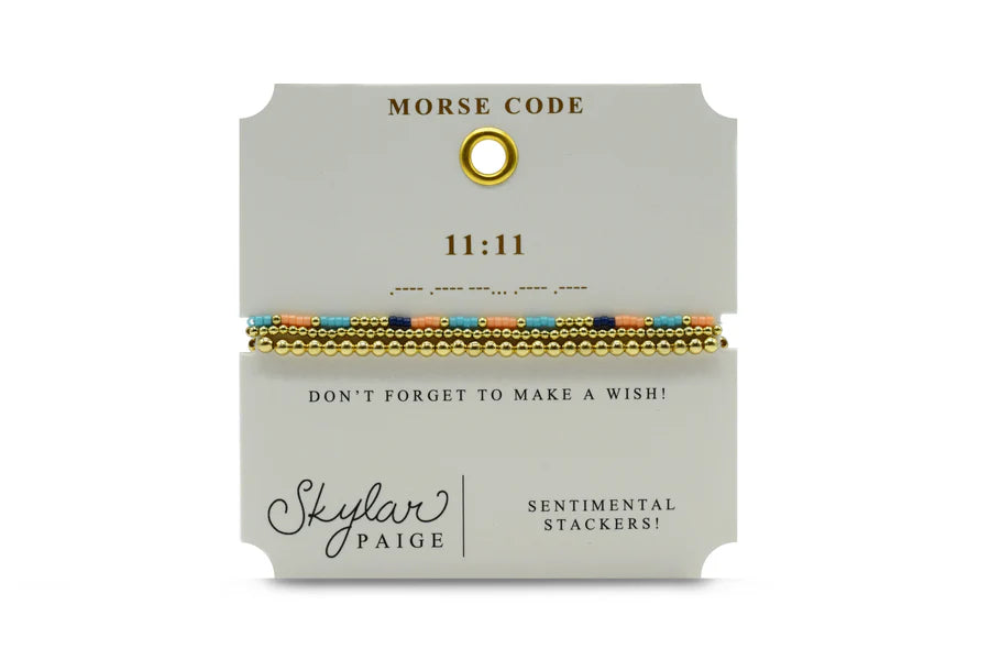 Morse CodeSentimental Stackers - 11:11