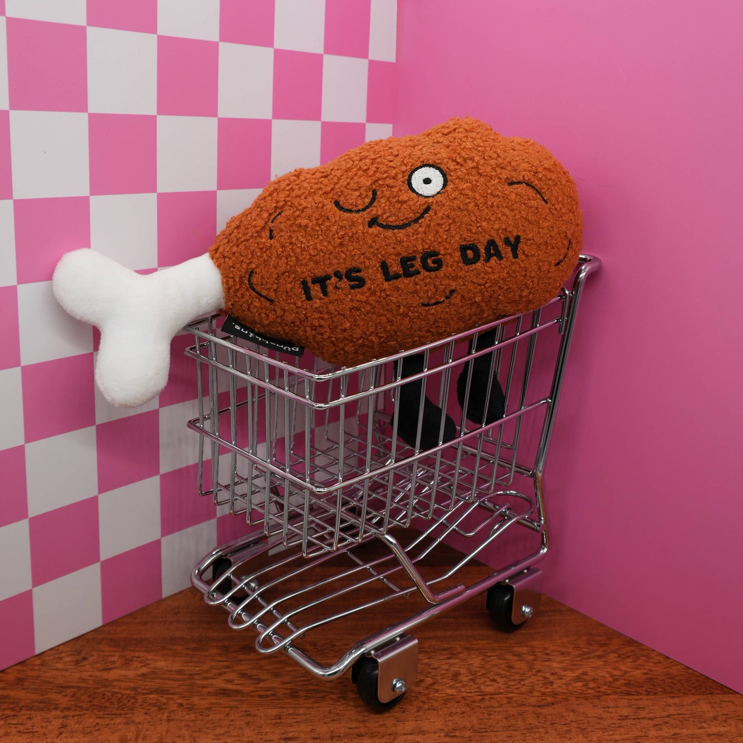 "It’s Leg Day" Chicken Leg Plush