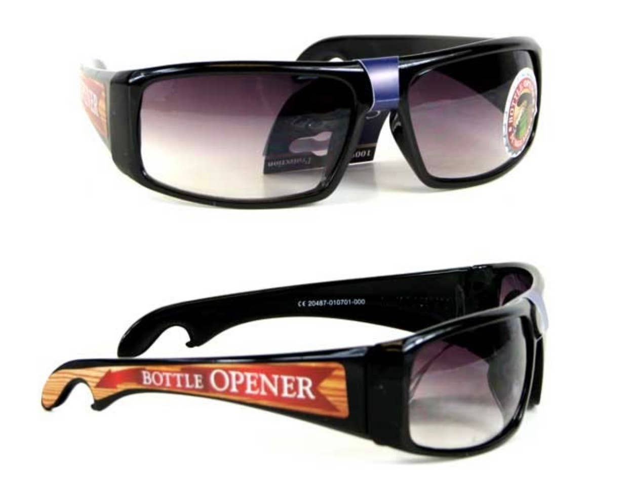 Beer Bottle Opener Sport Frame Sunglasses