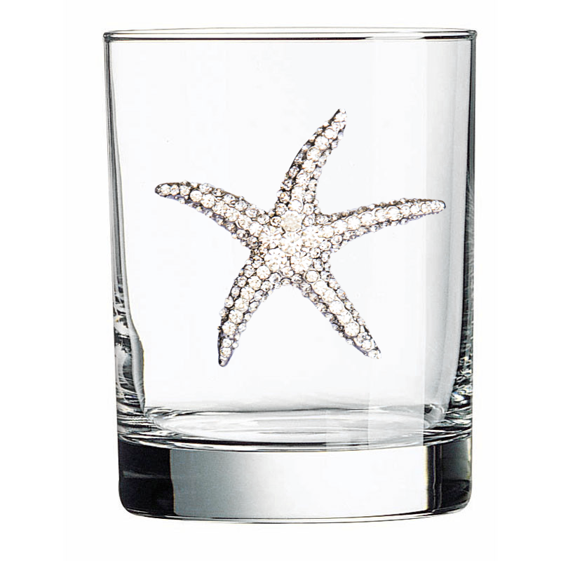 Starfish Jeweled Double Old Fashioned
