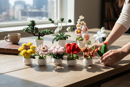 Sunflower Twist Art Floral DIY Kit – Chenille Flower Craft