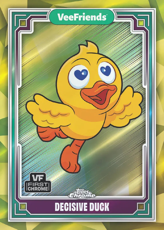 YELLOW Refractor VeeFriends Topps Chrome 2025 BLASTER EXCLUSIVE