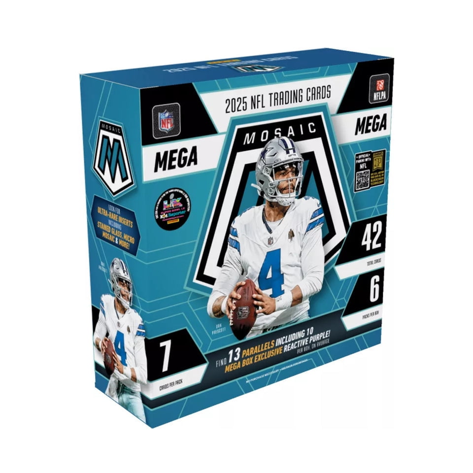 2025 Panini Mosaic Football 42ct. Mega Box