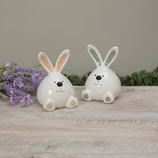 Promo 5.35"H Dolomite Bunny, 2 Asst