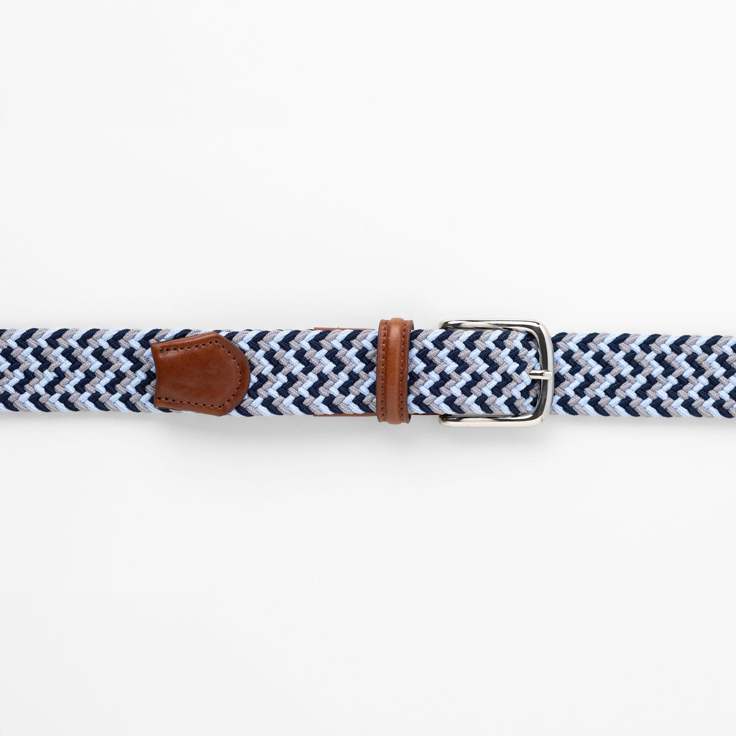 Multi-Color Stretch Braid Belt