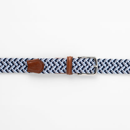 Multi-Color Stretch Braid Belt