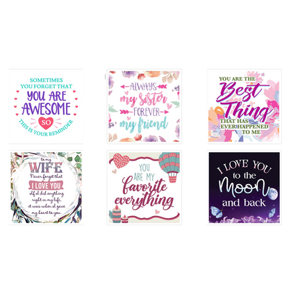 Inspirational Love Glass Block Keepsake