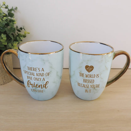 Special Kind of Love Marbled Mugs
