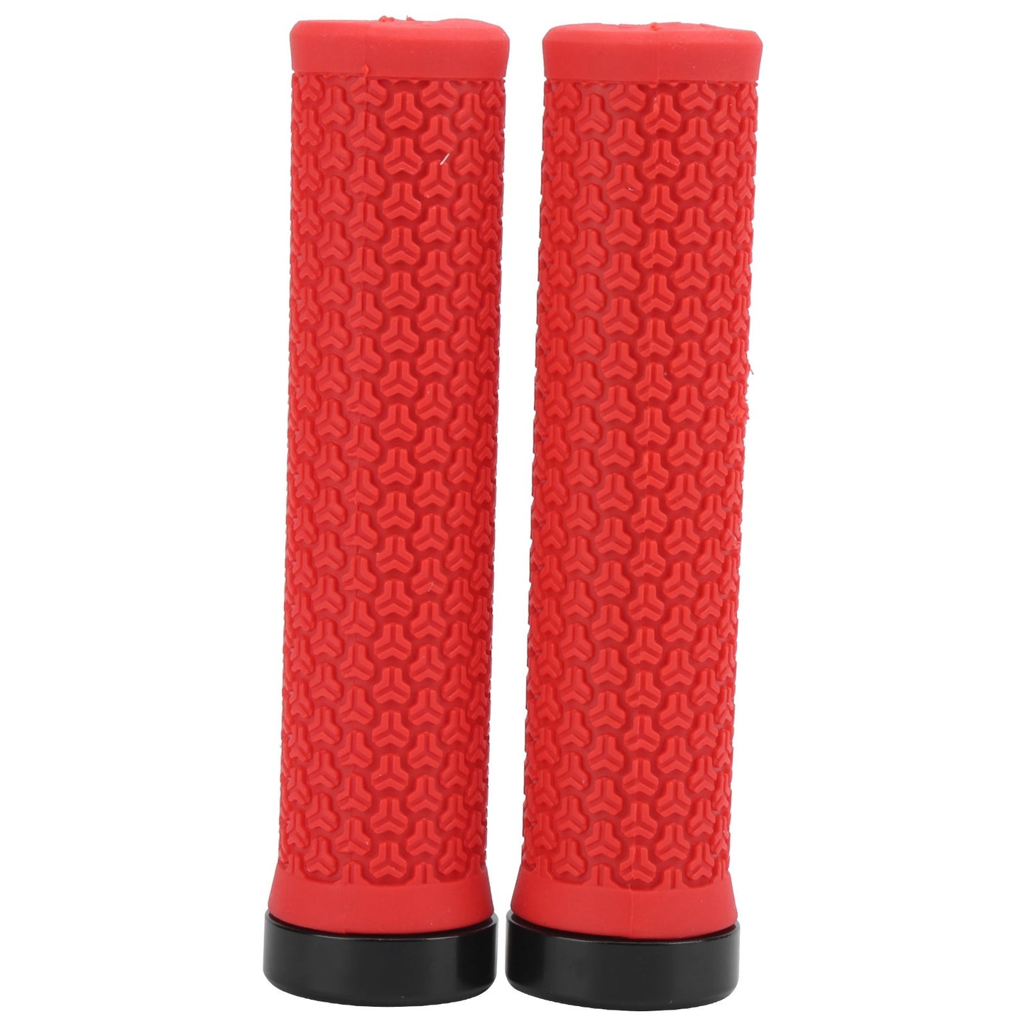 ZTTO Mountain Bike Handlebar Single Locking Grips Bicycle Shock Absorbing Rubber GripsBlack