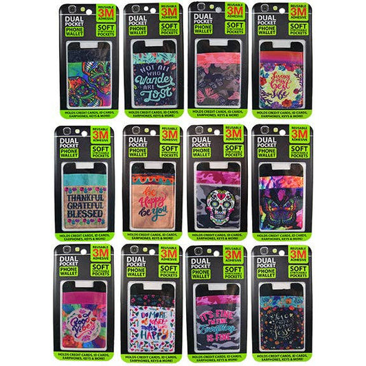 Gadget Gear Dual Pocket Spandex Phone Wallet