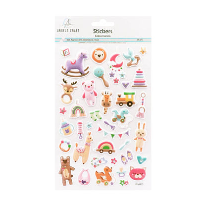 Baby Animal Stickers – Toys, Nursery & Sweet Icons | 38ct