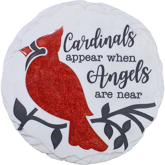 Cardinal Glitter Step Stone