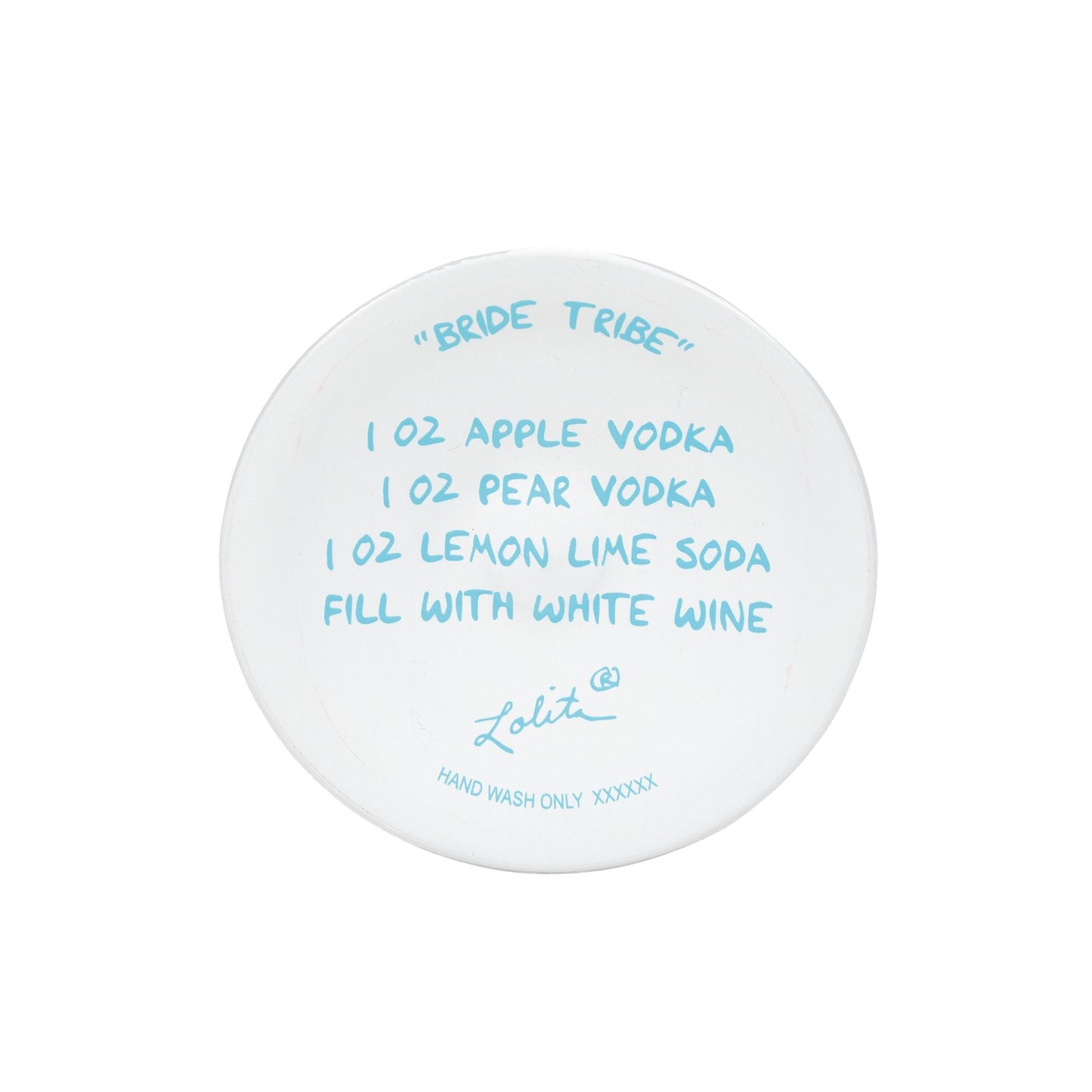 Bride Tribe Hand-Painted Wine Glass, 15 oz.