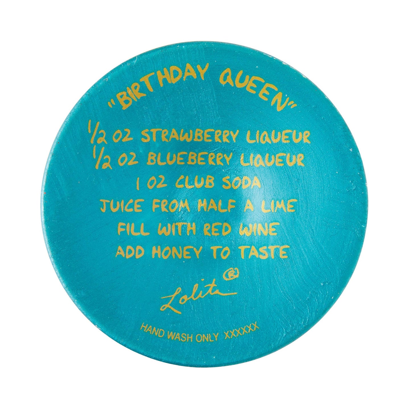 Birthday Queen Hand Painted Wine Glass