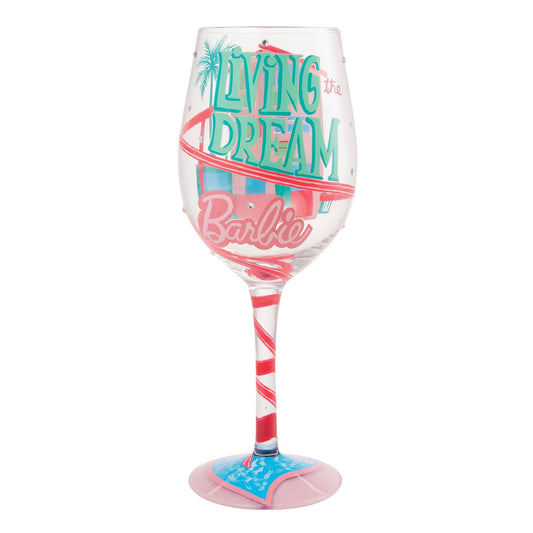 Living the Dreamlife Hand Painted Glass