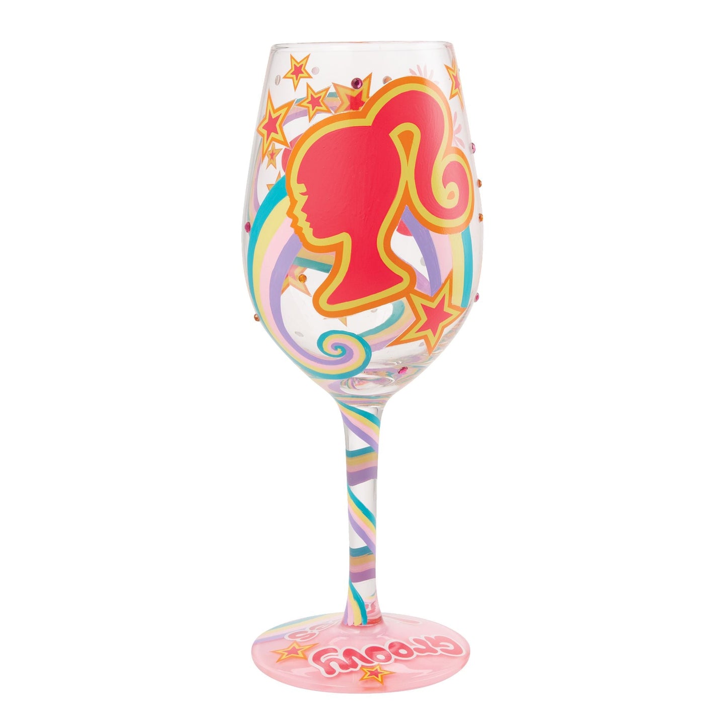 The Original Fashionista Hand Painted Glass