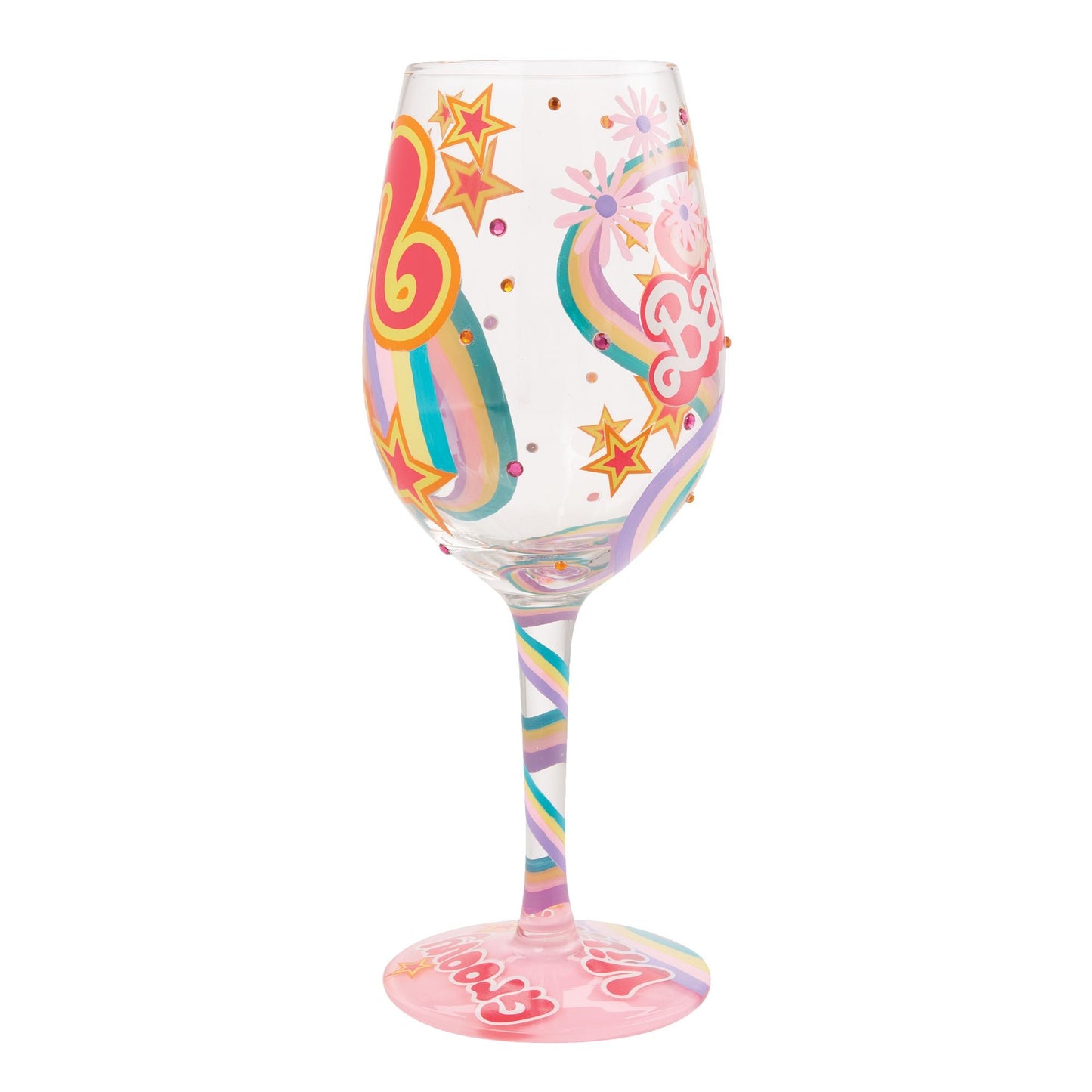 The Original Fashionista Hand Painted Glass