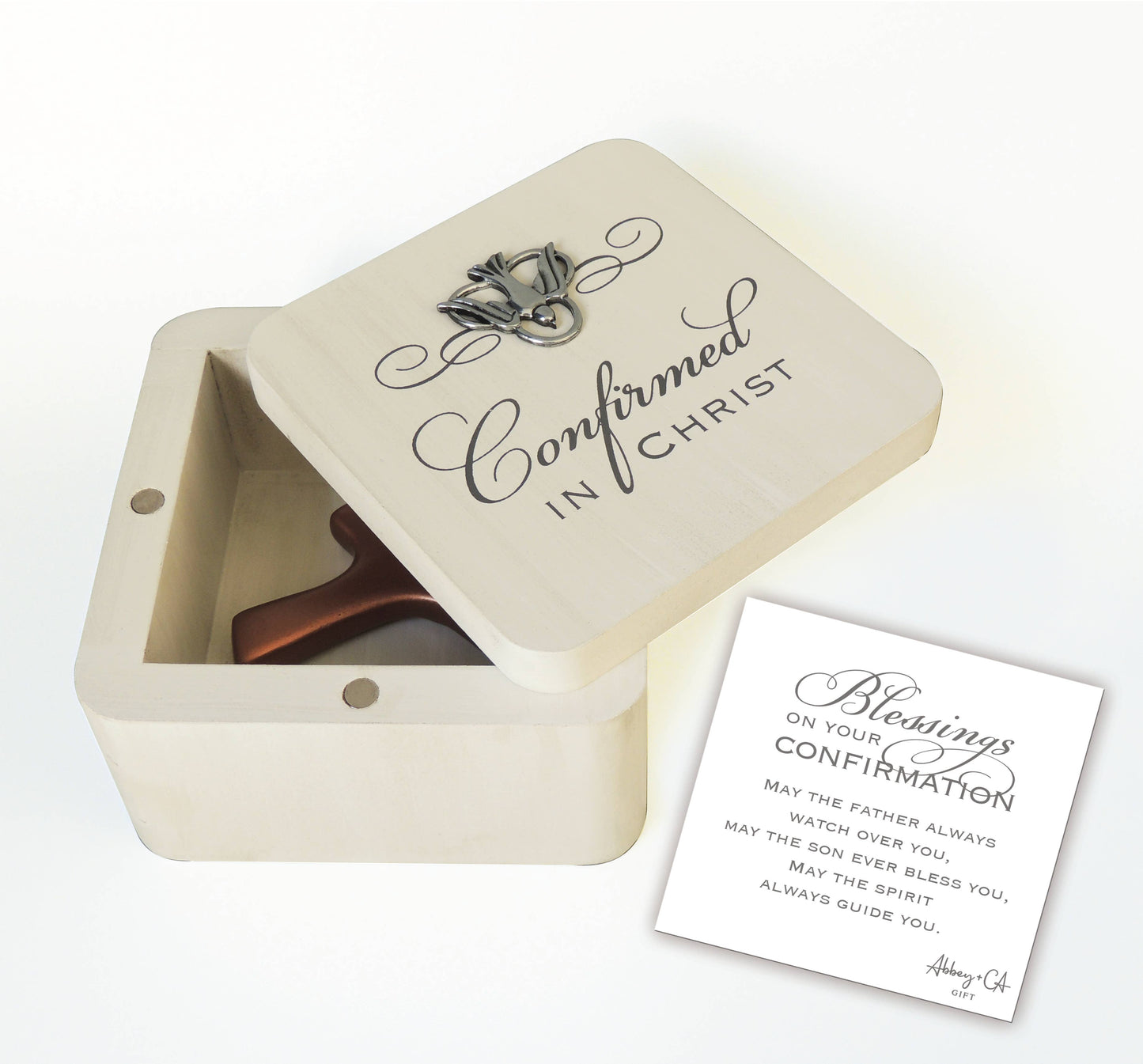 Confirmation White Keepsake Box