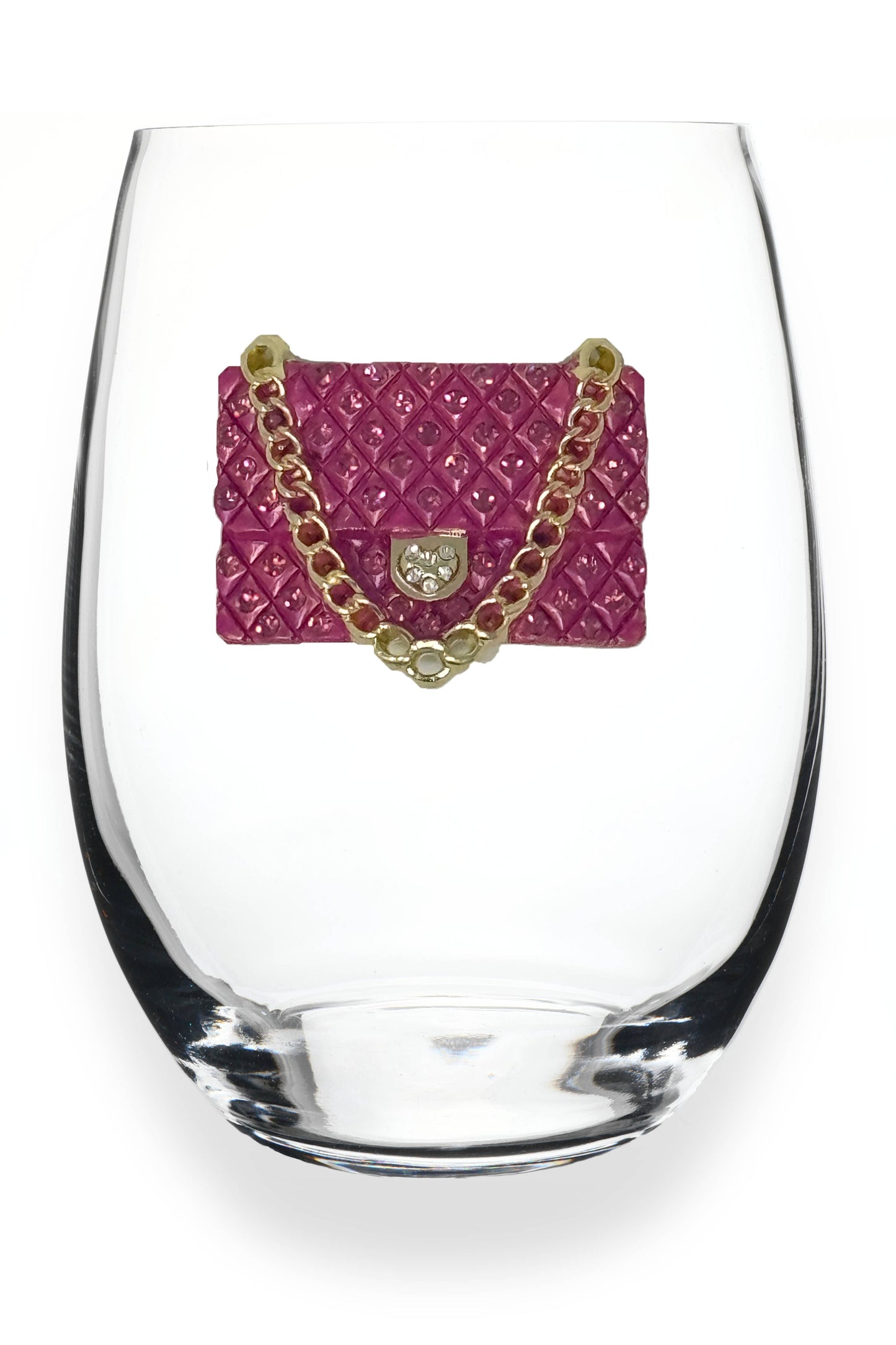 Pink Purse Stemless
