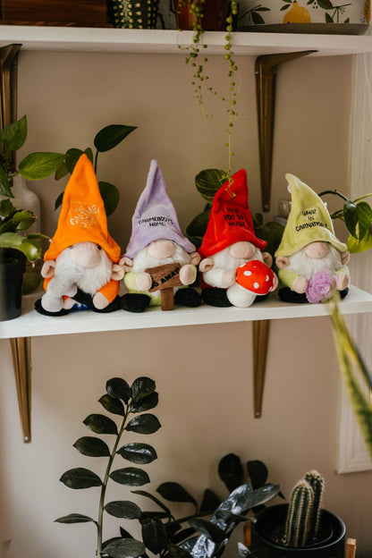 Gnome Plush  Love You So Mush  Soft Cuddly Toy Funny Cute