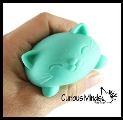 1 Cat Nee Doh Soft Fluff- Filled Squeeze Stress Ball