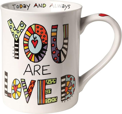 CUPPA DOODLES MUG YOU ARE LOVED