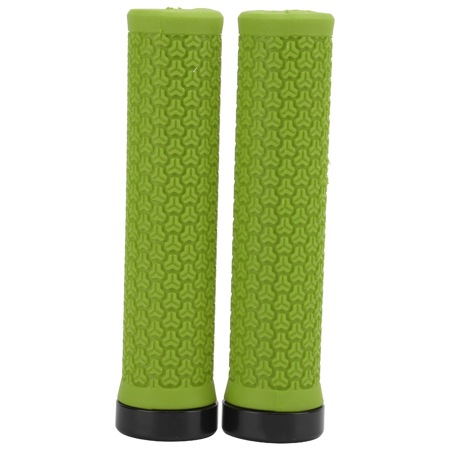 ZTTO Mountain Bike Handlebar Single Locking Grips Bicycle Shock Absorbing Rubber GripsBlack