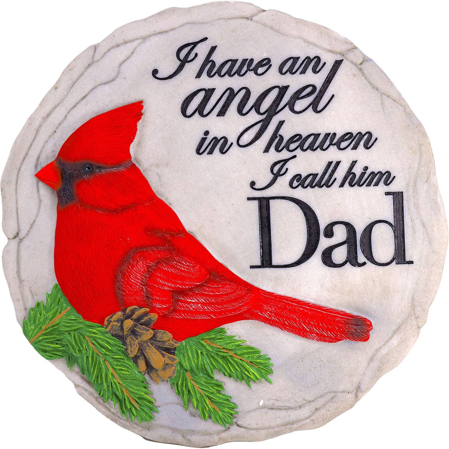 Dad Cardinal Stepping Stone