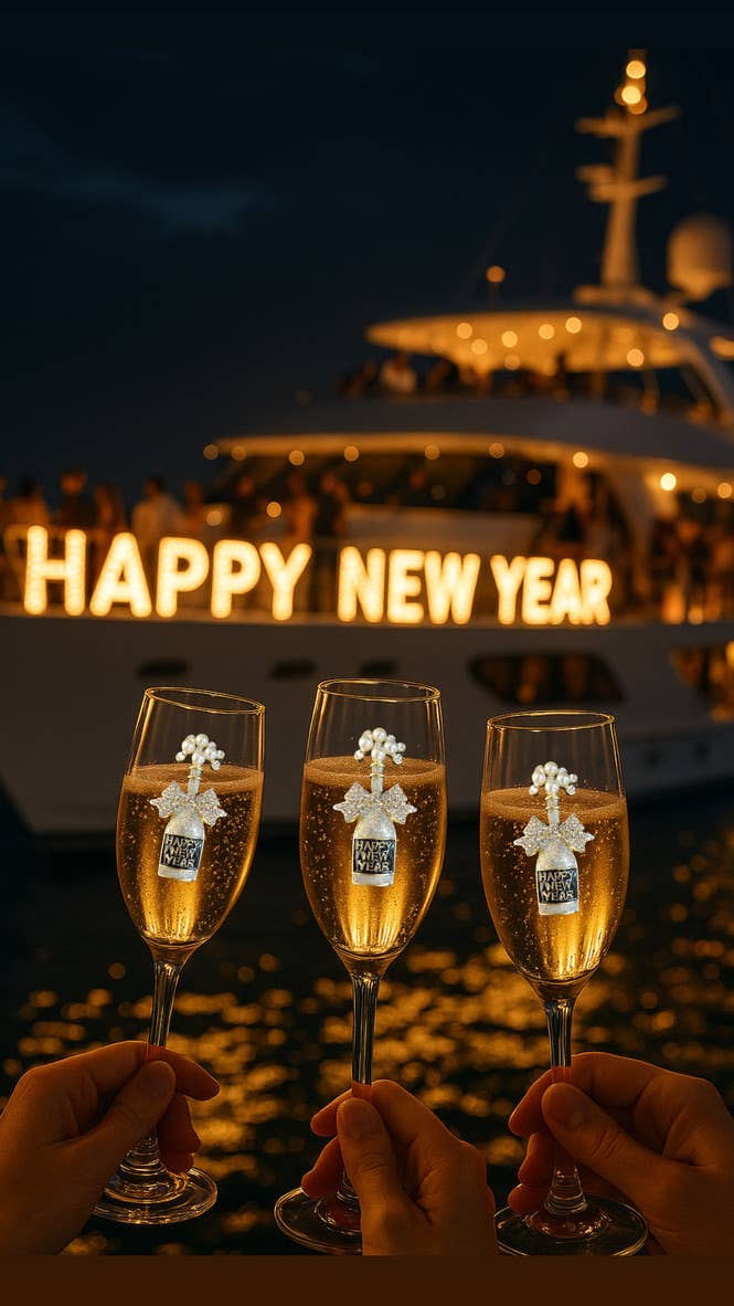 Happy New Year Champagne