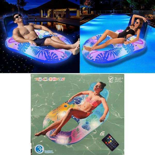 Happy World You and I Pool - Full Adult Size LED With Remote