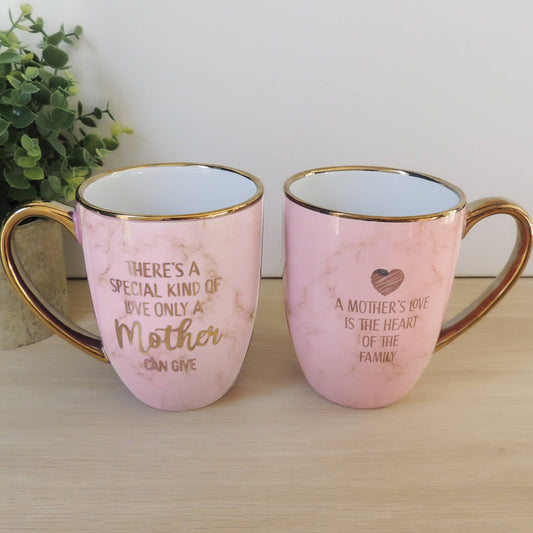 Special Kind of Love Marbled Mugs