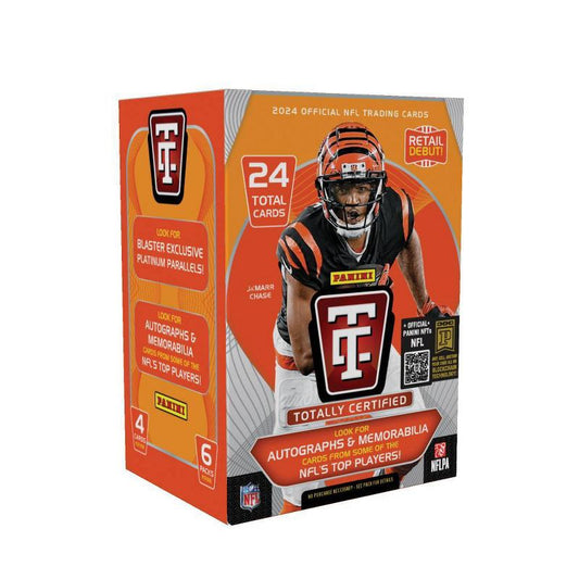 2024 Panini NFL Totally Certified Football Trading Card Blaster Box