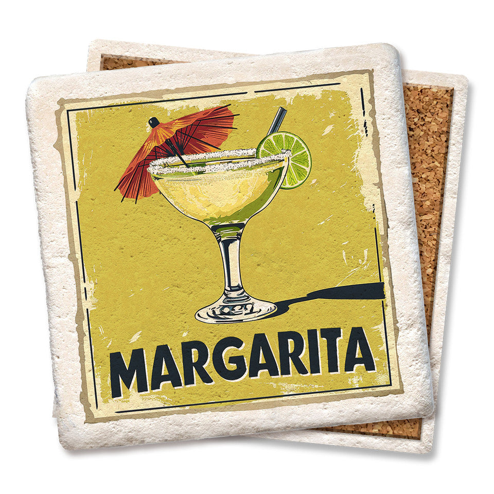 Tipsy CoasterMargarita With Umbrella Coaster