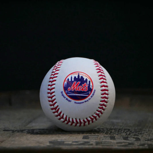 Half Baseball Bottle Opener - New York Mets Cutter