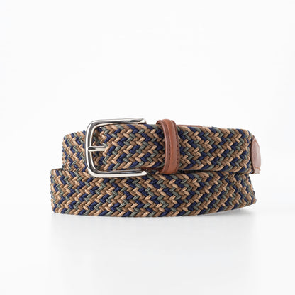 Multi-Color Stretch Braid Belt