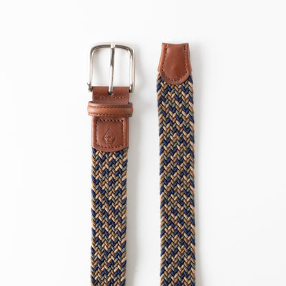 Multi-Color Stretch Braid Belt