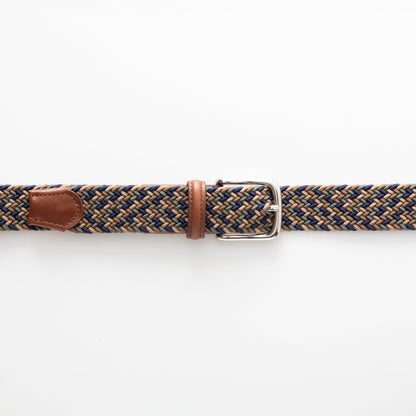 Multi-Color Stretch Braid Belt