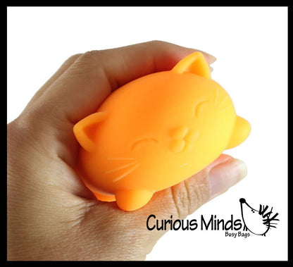 1 Cat Nee Doh Soft Fluff- Filled Squeeze Stress Ball